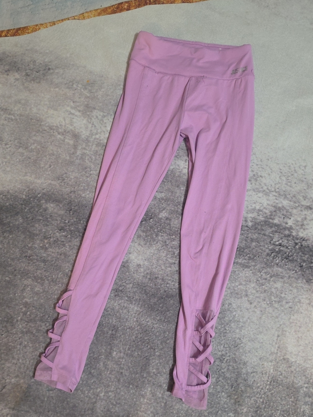 Youth Crisscross Hem Leggings